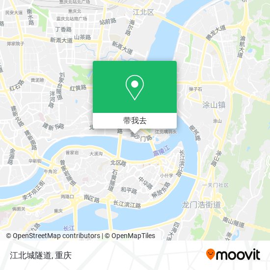 江北城隧道地图