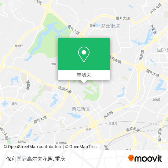 保利国际高尔夫花园地图