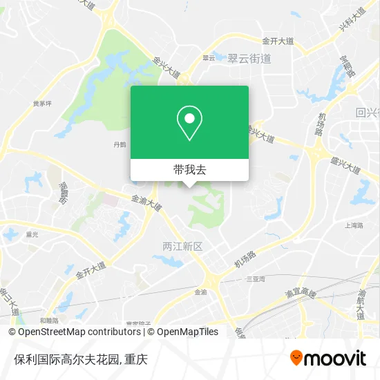 保利国际高尔夫花园地图