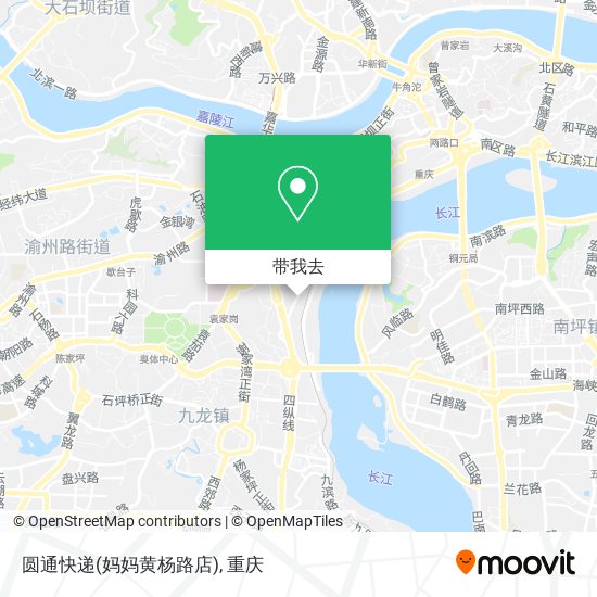 圆通快递(妈妈黄杨路店)地图