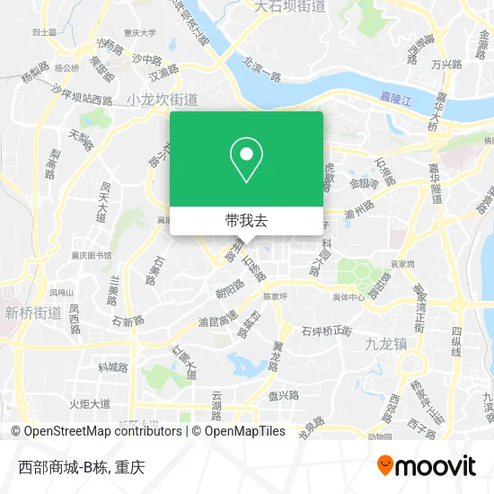 西部商城-B栋地图