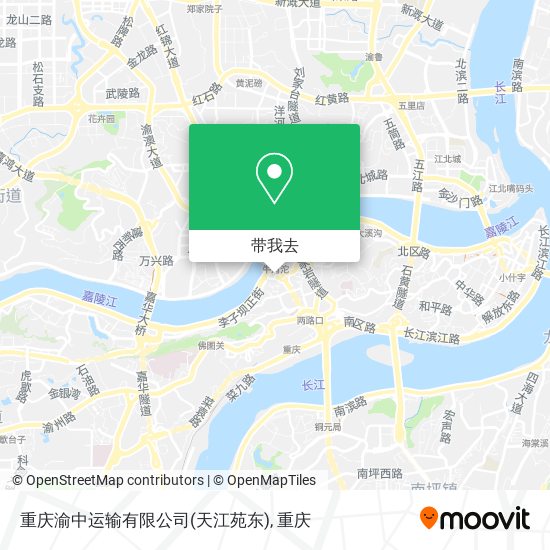 重庆渝中运输有限公司(天江苑东)地图