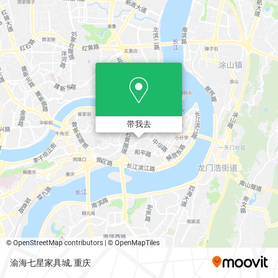 渝海七星家具城地图
