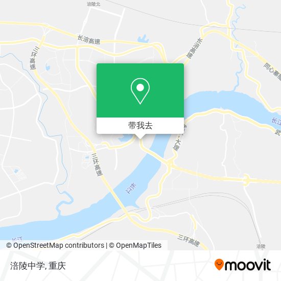 涪陵中学地图