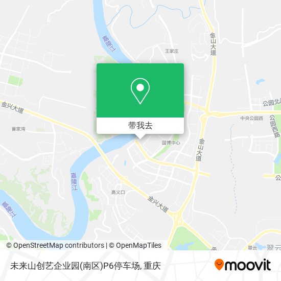 未来山创艺企业园(南区)P6停车场地图