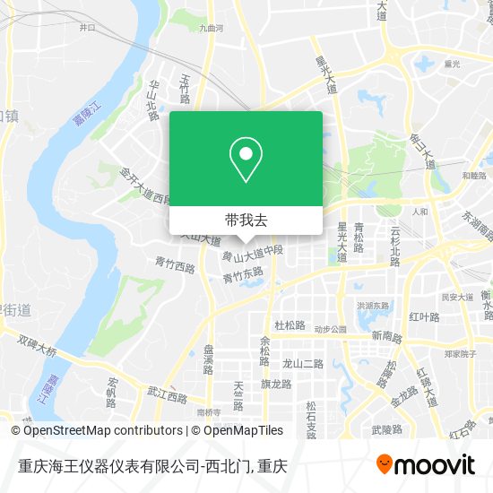重庆海王仪器仪表有限公司-西北门地图