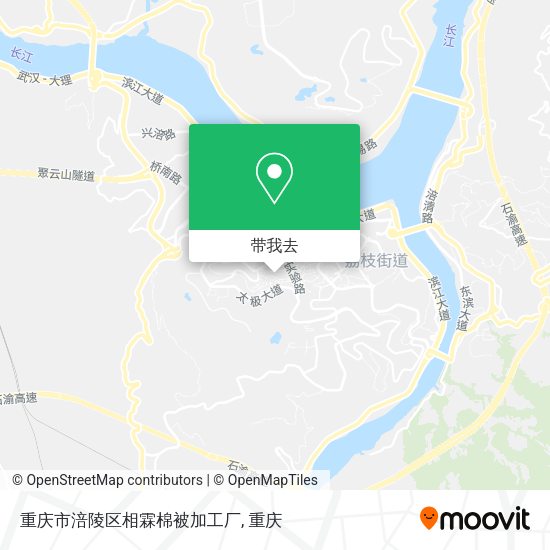 重庆市涪陵区相霖棉被加工厂地图