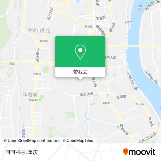 可可棉被地图