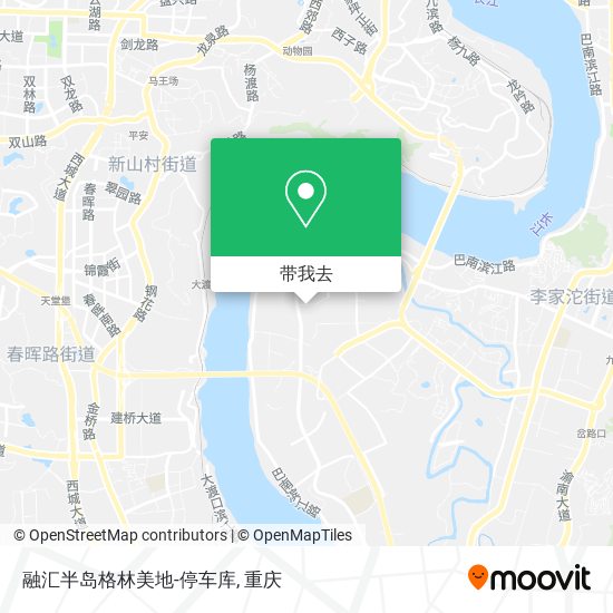 融汇半岛格林美地-停车库地图