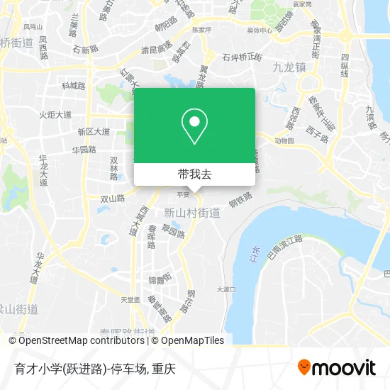 育才小学(跃进路)-停车场地图