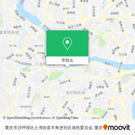 重庆市沙坪坝区土湾街道羊角堡社区居民委员会地图