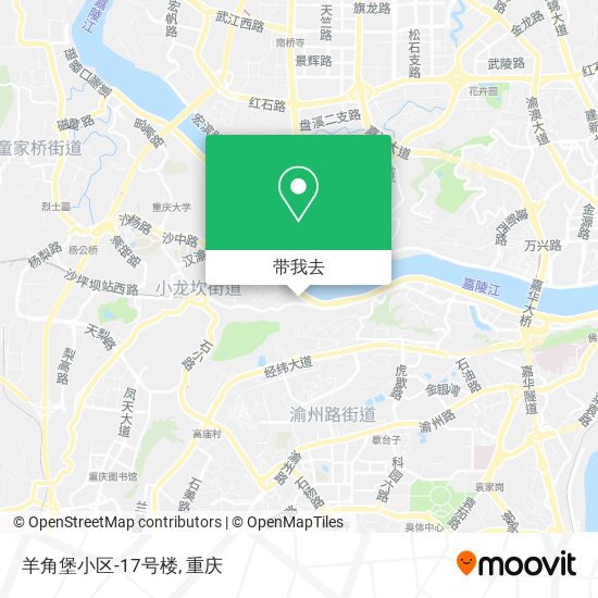 羊角堡小区-17号楼地图