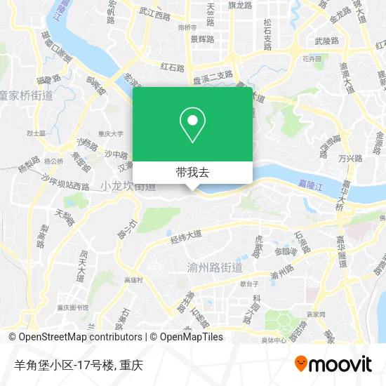 羊角堡小区-17号楼地图