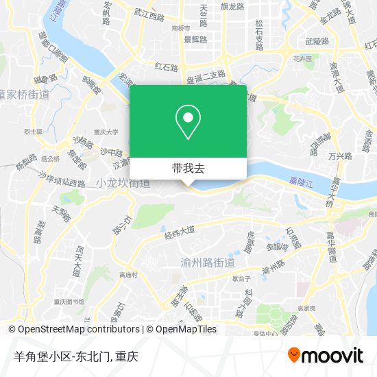 羊角堡小区-东北门地图