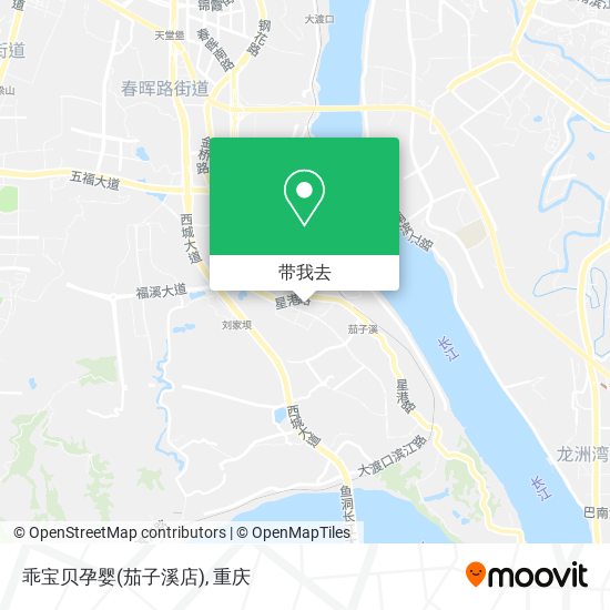 乖宝贝孕婴(茄子溪店)地图
