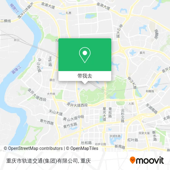 重庆市轨道交通(集团)有限公司地图