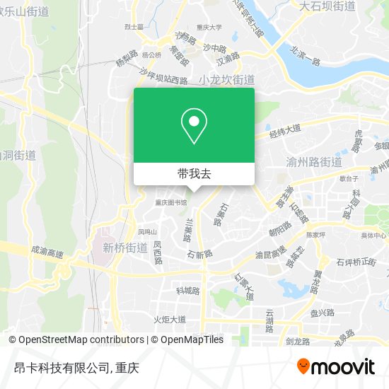 昂卡科技有限公司地图