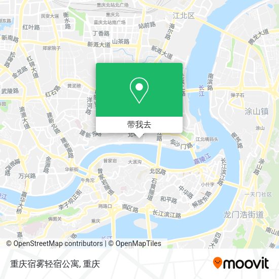 重庆宿雾轻宿公寓地图