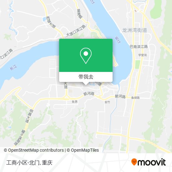 工商小区-北门地图