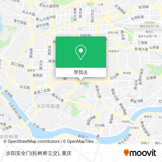 步阳安全门(松树桥立交)地图
