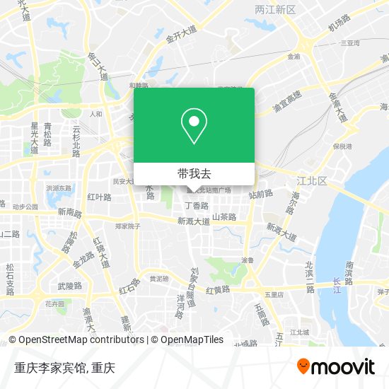 重庆李家宾馆地图