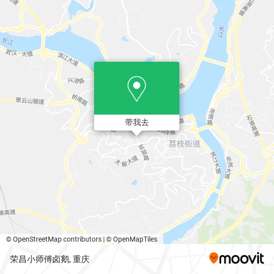 荣昌小师傅卤鹅地图