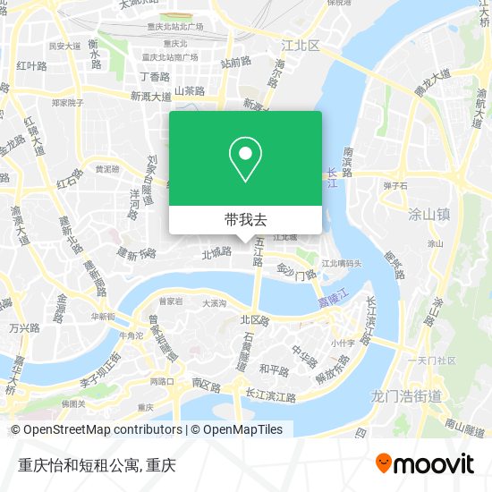 重庆怡和短租公寓地图