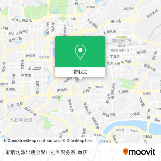 新牌坊派出所金紫山社区警务室地图
