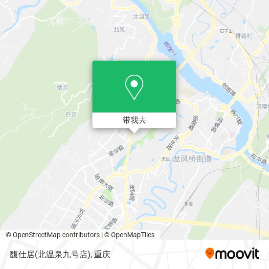 馥仕居(北温泉九号店)地图