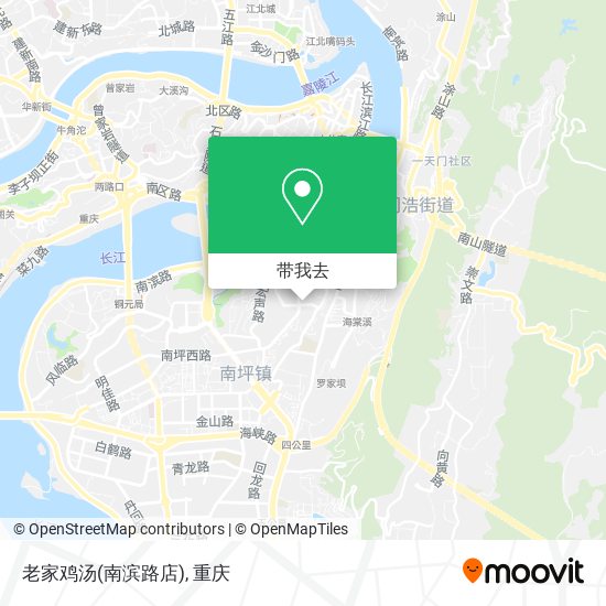 老家鸡汤(南滨路店)地图