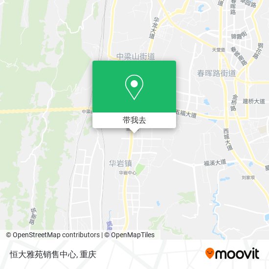 恒大雅苑销售中心地图
