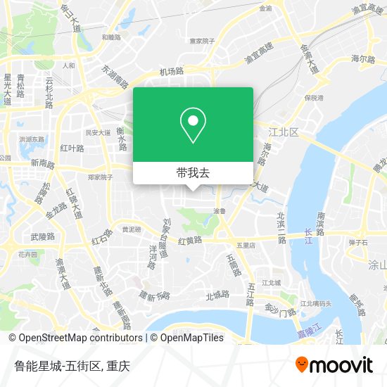 鲁能星城-五街区地图