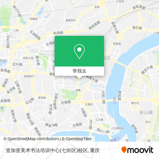 壹加壹美术书法培训中心(七街区)校区地图