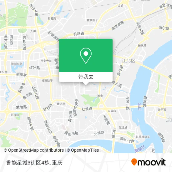 鲁能星城3街区4栋地图