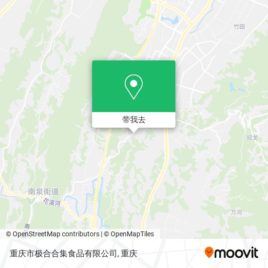 重庆市极合合集食品有限公司地图