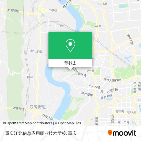 重庆江北信息应用职业技术学校地图