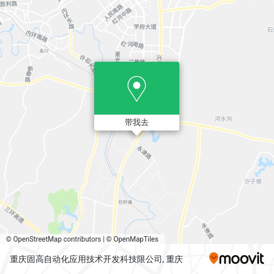 重庆固高自动化应用技术开发科技限公司地图