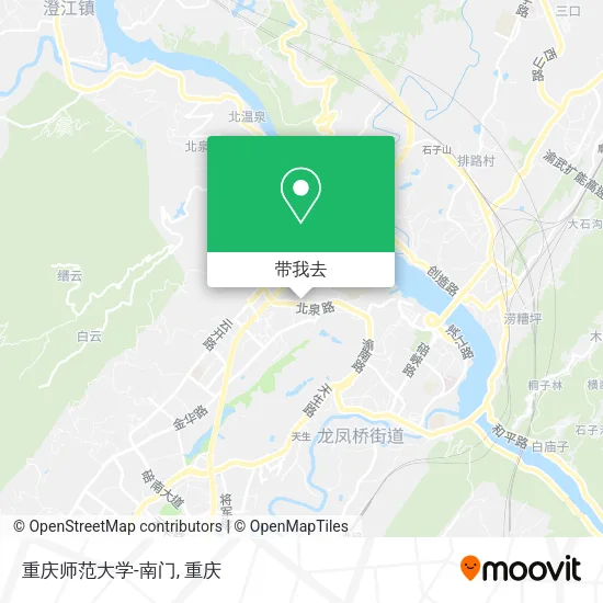 重庆师范大学-南门地图