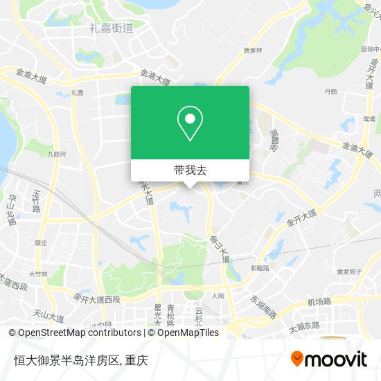 恒大御景半岛洋房区地图