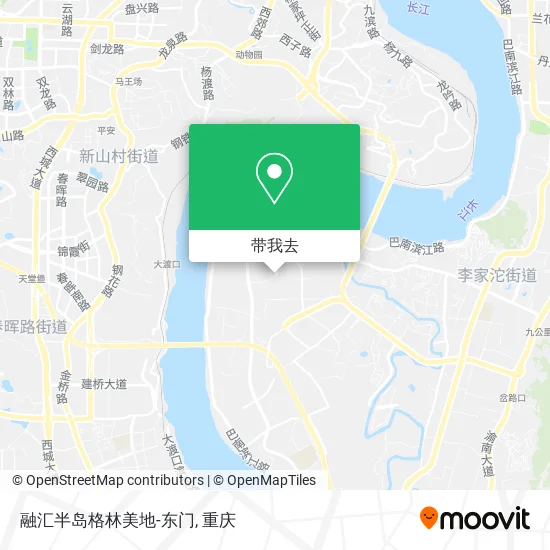 融汇半岛格林美地-东门地图