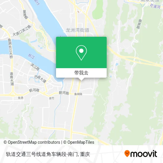 轨道交通三号线道角车辆段-南门地图