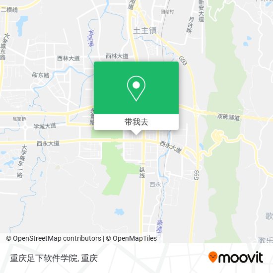 重庆足下软件学院地图