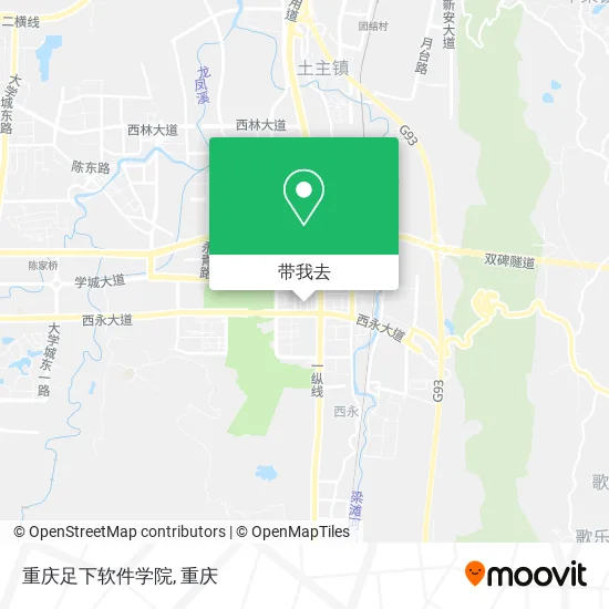 重庆足下软件学院地图