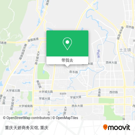 重庆天娇商务宾馆地图