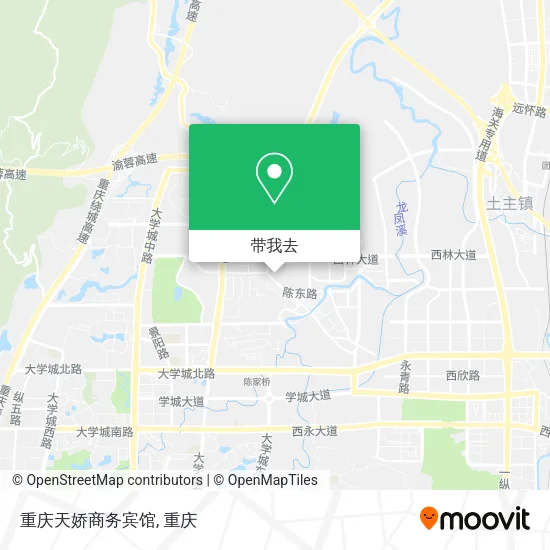 重庆天娇商务宾馆地图