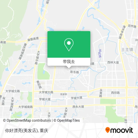 你好漂亮(美发店)地图