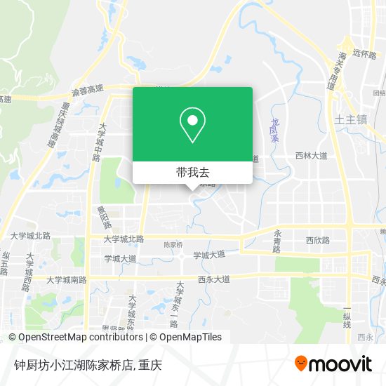 钟厨坊小江湖陈家桥店地图