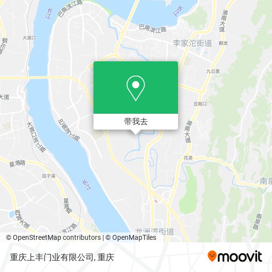 重庆上丰门业有限公司地图