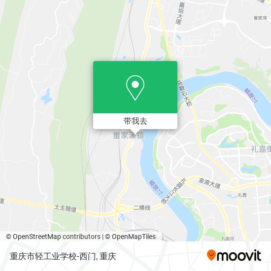 重庆市轻工业学校-西门地图