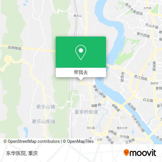 东华医院地图
